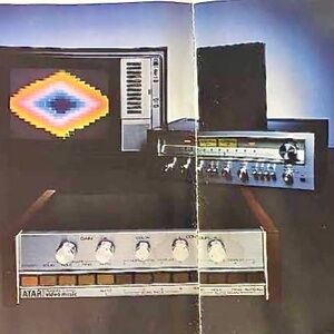 1970s Vintage Atari Video Music System